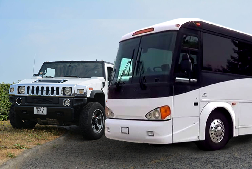 Hummer H2 Limo or Party Bus