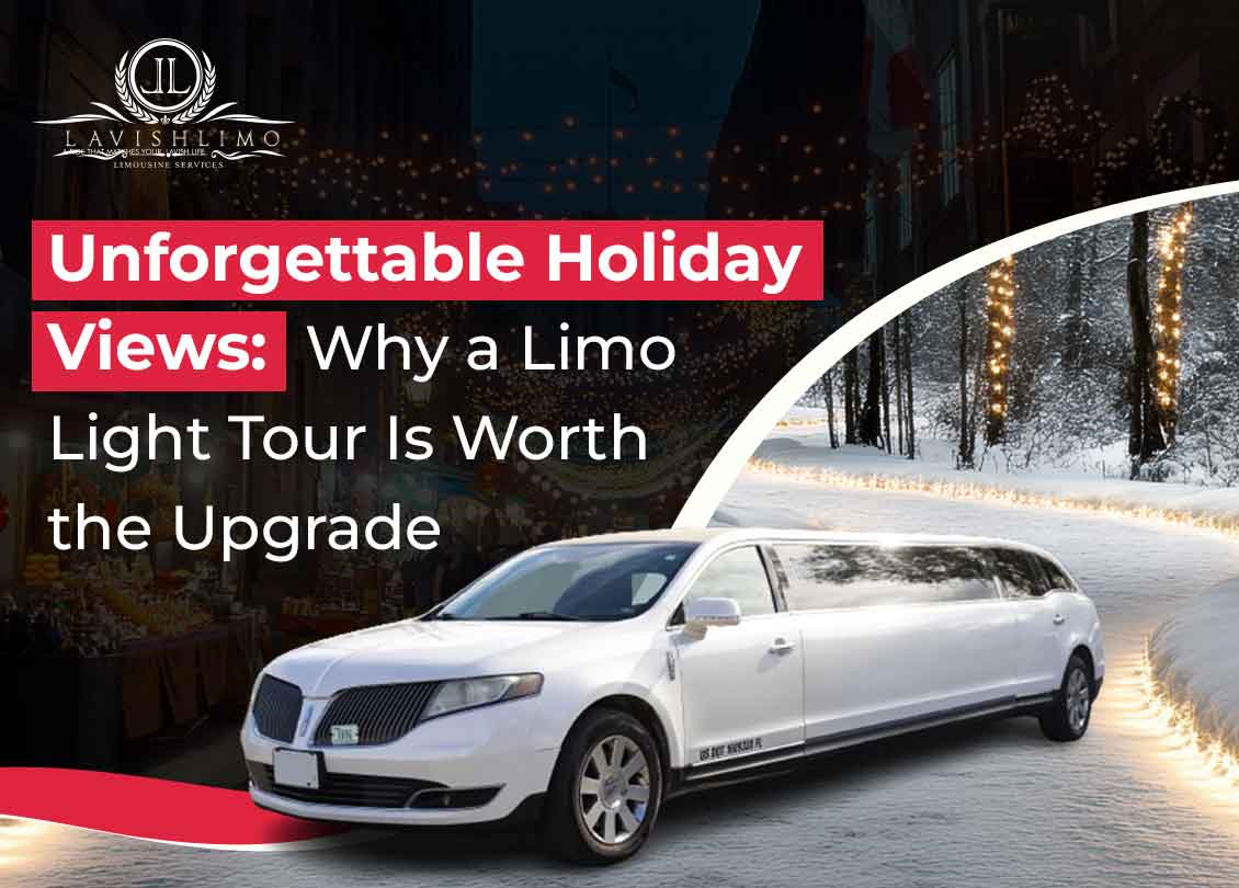 Limo Christmas lights tour